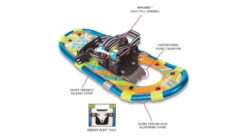 Airhead Yukon Charlies Sno-Bash Youth Aluminum Snowshoe 7 Airhead Yukon Charlies Sno-Bash Youth Aluminum Snowshoe -Hagan Snow Shop opplanet airhead yukon charlies sno bash youth aluminum snowshoe blue orange 80 7006 av 2