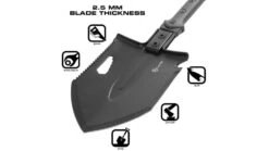 Reapr TAC Survival Shovel -Hagan Snow Shop opplanet reapr tac survival shovel 4 5in 420 stainless steel black powdercoated 11021 av 3